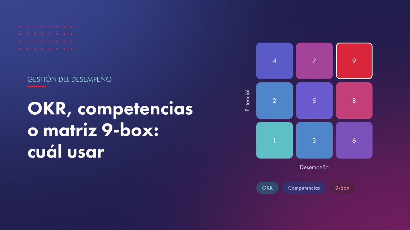 OKR, evaluación por competencias o matriz 9-box: cuál usar